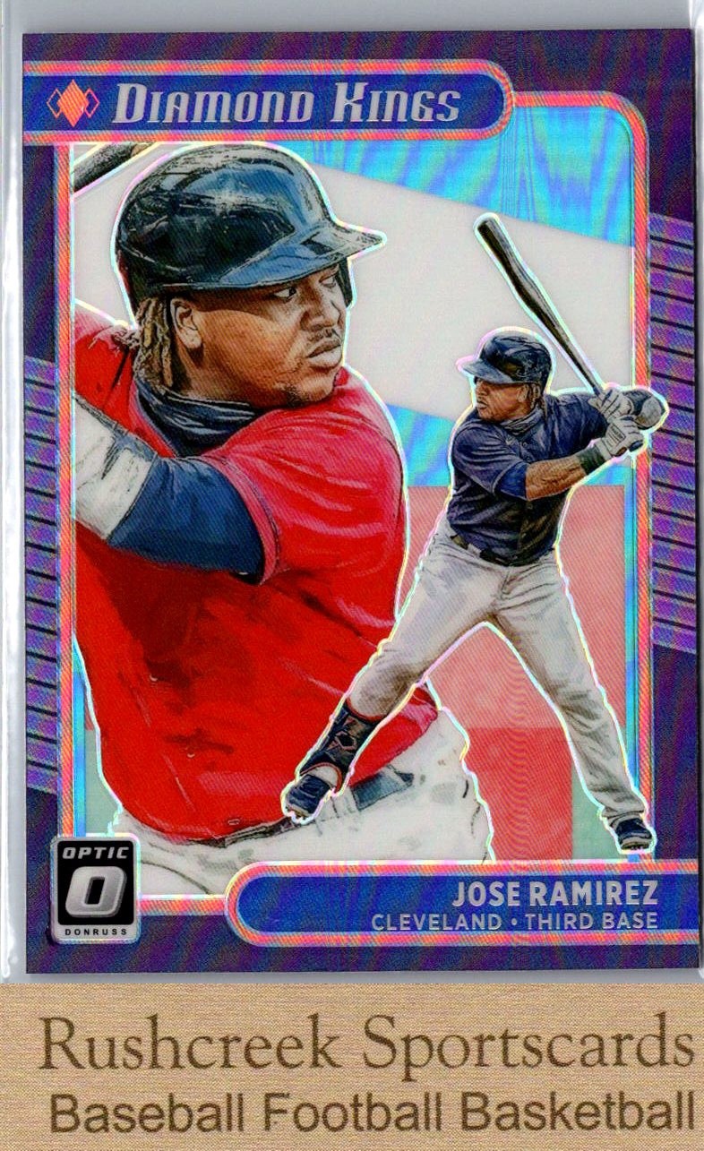 2021 Donruss Optic #8 Jose Ramirez Diamond Kings Prizm Holo
