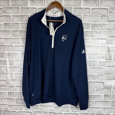 Adidas Waste Management Phoenix Open Navy Quarter Zip Performance Golf Pullover
