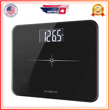 Extra-Wide/Ultra-Thick Digital Body Weight Bathroom Scale with 3 Inch Large E...