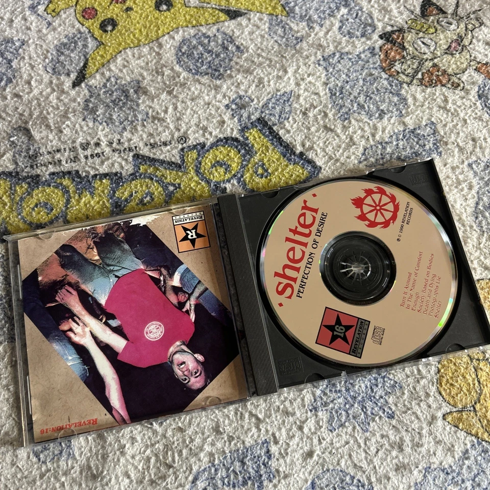 SHELTER - Perfection of Desire CD 1990 Hardcore Punk Foto 3 de 4