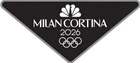 Nice Dated 2026 MILAN CORTINA NBC Logo Triangle Games Mark Olympic Media Pin