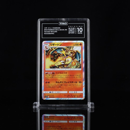 2018 Pokemon SM TAG Bolt Japanese 013/095 Charizard Holo TAG 10 Pristine (991)