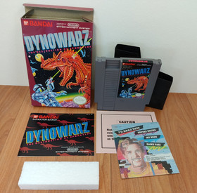 nr MINTY BOX CIB Dynowarz complete in nintendo nes Very nice collector lot CLEAN