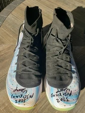 Junior Caminero 2nd Career HOME RUN Game Used Signed Photo Match 8-23-24 ROOKIE