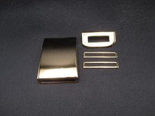 FB Brass Belt Buckle Gold Plated Military Belt W/O Insignia 8315-01-503-2104