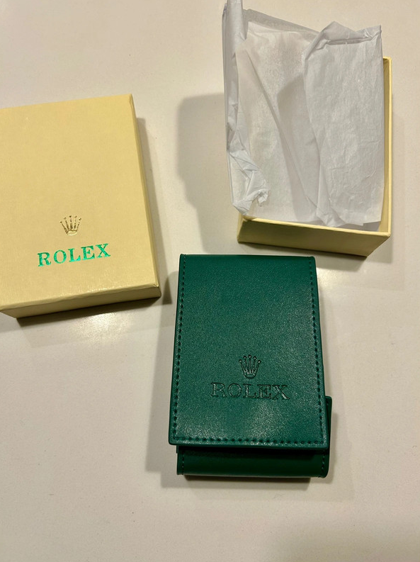 Original Rolex Leather Watch Pouch Travel Case – Service Center