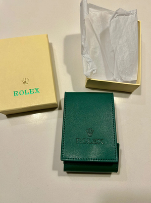 Original Rolex Leather Watch Pouch Travel Case – Service Center
