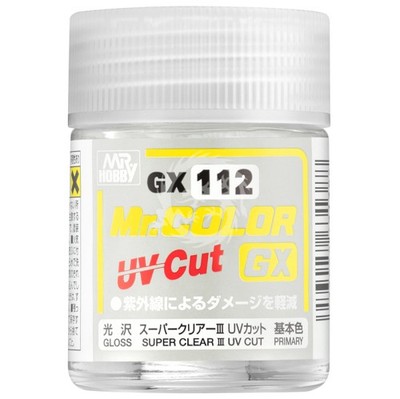 カラー剤 GX-112 Super Clear III UV Cut Gloss (18ml) Mr.Hobby-Gunze | eBay