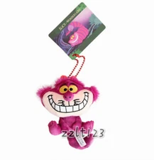Cheshire Cat 10CM Plush Doll Keychain Bag Pendant