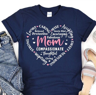 Cute Mom Shirt, Mother's Day Gift, Mimi Heart Tshirt, Gift Tee For Mimi