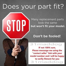 Part #'s 4455803 4455804 (SET L & R) OEM KitchenAid Oven HANDLE MOUNTING BRACKET