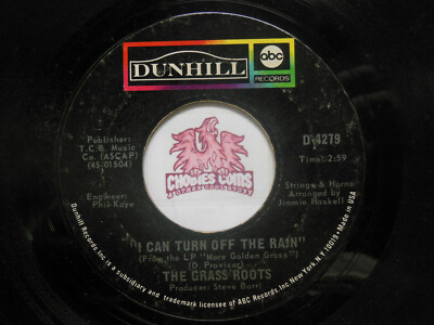 Grass Roots: Sooner Or Later / I Can Turn Off the Rain, 45 RPM G+ (P0)