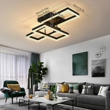 Modern Ceiling Light Led Rectangle Flush Mount Ceiling Lamp W Remote Control Modern Ceiling Light Led Rectangle Flush Mount Ceiling Lamp W Remote Control