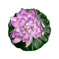 Artificial Pond Lily Lilly Floating Pond Decoration Lillie Plant Multiple Colour