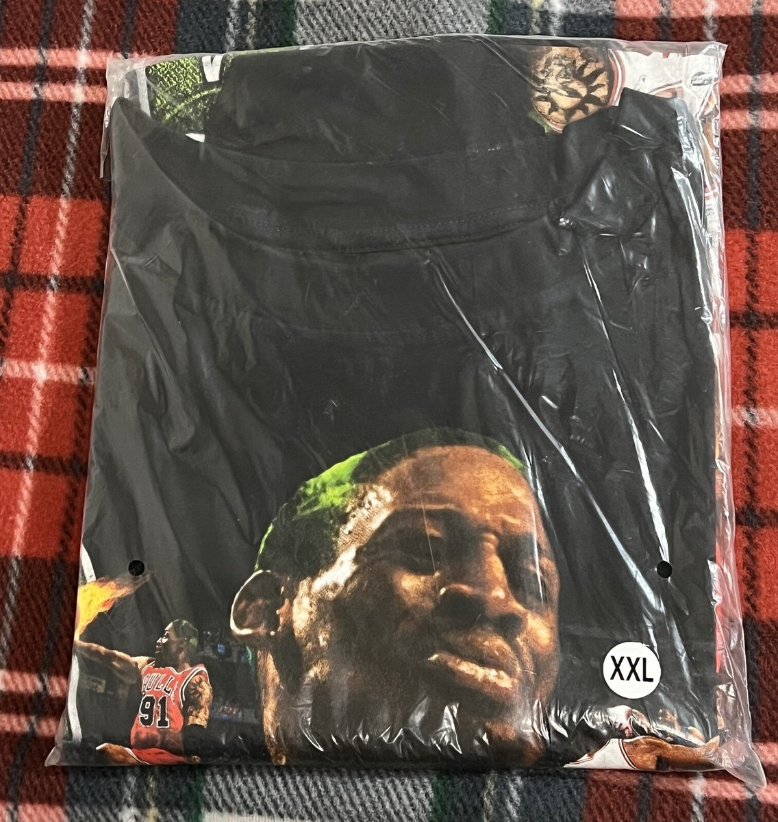 New Marino Morwood Dennis Rodman Graphic Tee Shirt Size XXL Hype