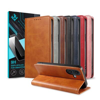 Handy Hülle für Apple iPhone 16 / 16 Pro / 16 Pro Max Case Klapphülle Magneten