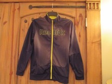 Youth Older Boy "REEBOK" Light Weight Jacket , size L, Blue/multi color. Nice 