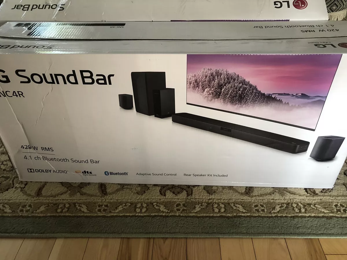 LG SNC4R 420W Sound Bar W/ Bluetooth Streaming And Surround, 57 OFF