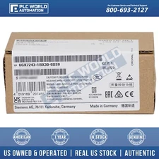 Siemens 6GK7243-1BX30-0XE0 S7-1200 CP1243-1 WAN Comm Processor, New Sealed
