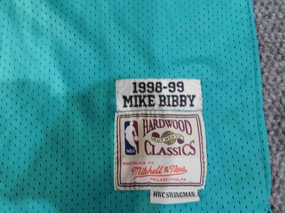 майк бибби гризли джерси маленький мужской memphis mitchel & ness зеленый swingman - Изображение 4 из 4