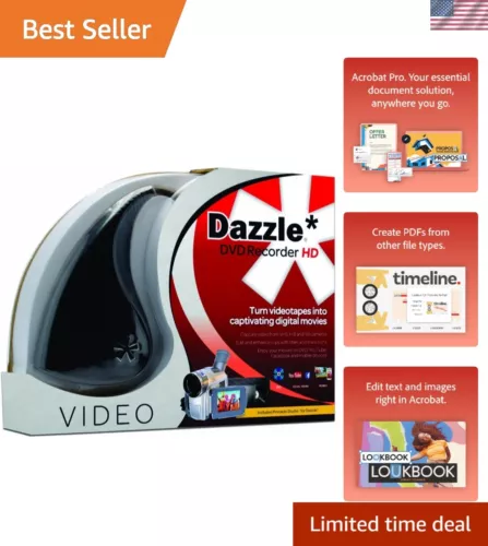 Dazzle HD Video Capture Device with Editing Software for Memorable Home Videos