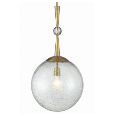 Minka Lavery Populuxe - 1 Light Pendant 14''W 1338-923 - Oxidized Aged Brass