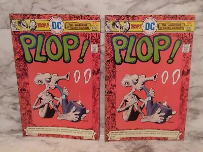 2 Vntg PLOP! #19 Wally Wood Sergio Aragones MAD Magazine Humor DC Comics 1976