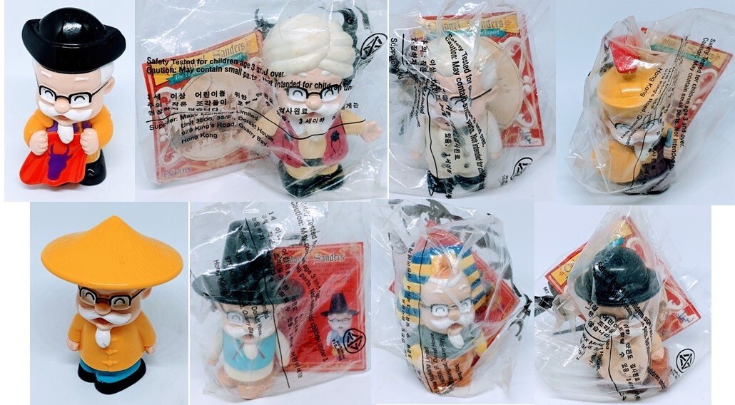 KFC Colonel Sanders Around The World Lot of 8 Figurine | eBay