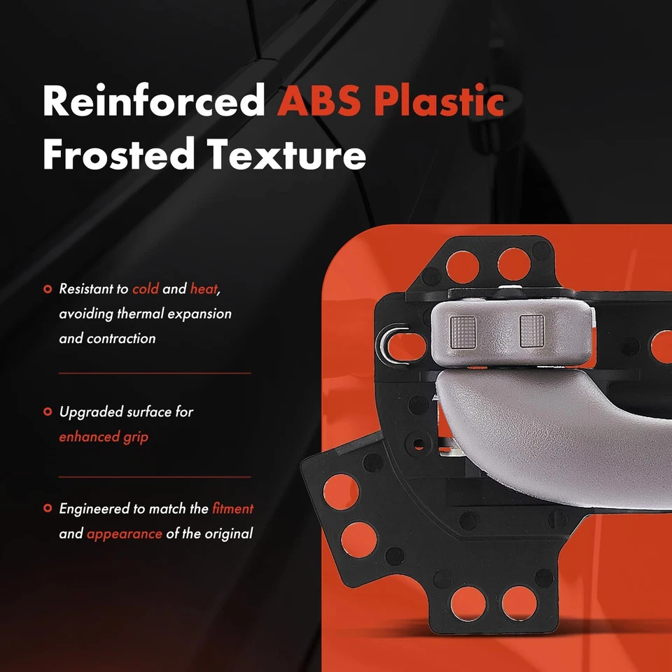 2x Manija de puerta interior gris conductor y pasajero para Chrysler Plymouth Dodge Neon Foto 4 de 4