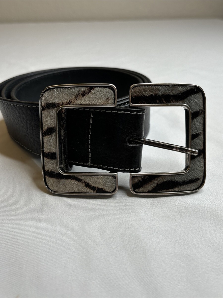 NWT- Garuglieri 1602 Black Leather Floral Stud Belt Made In Italy Women’s Sz XL Garuglieri Belts for Women on Sale up to 90% Off: Poshmark main image 2