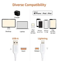 Charger Cord for Apple iPhone 14 13 Pro Max 12 11 XR 8 7 Charging Cable