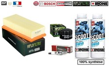 IPONE 5W40 Piaggio X9 500 Evolution 03-10 Oil Candle Filter Maintenance Pack