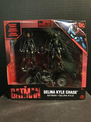 BATMAN & SELINA KYLE The Batman DC Dual Figures SEALED 2022