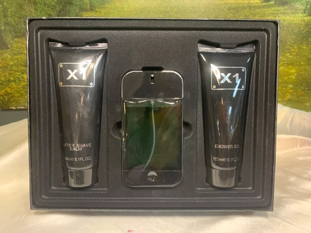 X1 BY PARFUM BLAZE 100ML EDT SPRAY 150ML AFTERSHAVE BALM 150ML