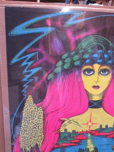 Vintage Black Light Poster 1971 Virgin Waters Inv#G7789 - Picture 3 of 5