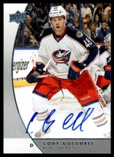 2012-13 Upper Deck Distributor Promos Autographs Cody Goloubef Auto #P30