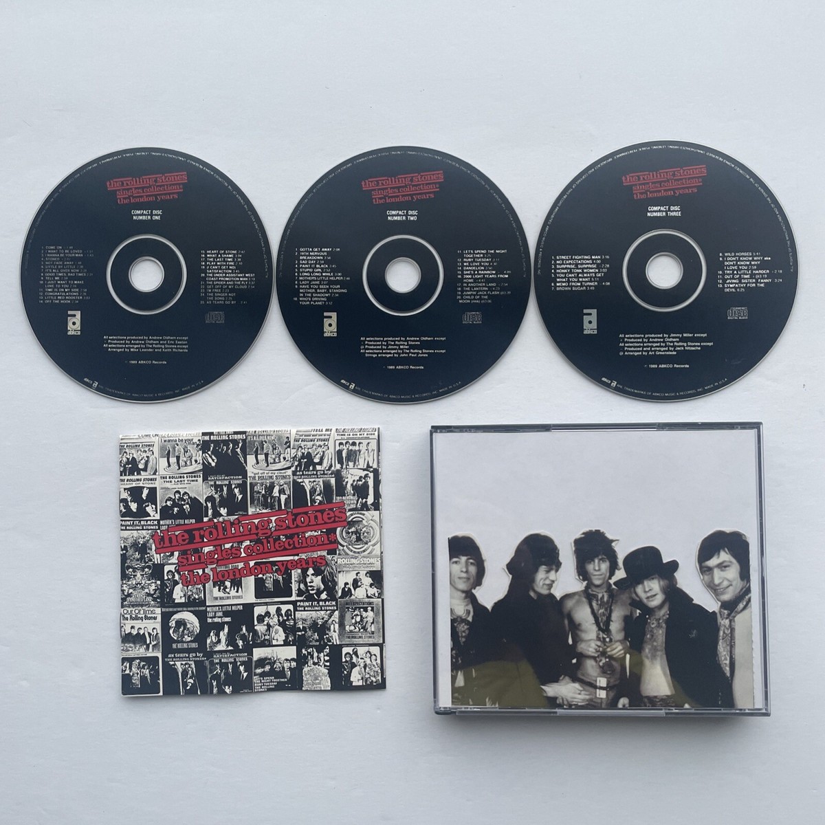 THE ROLLING STONES Singles Collection: the London Years 3 CD Set 