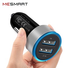 Lot Dual Port 20W USB Car Fast Charger Adapter QC 3.0 iPhone Android Samsung