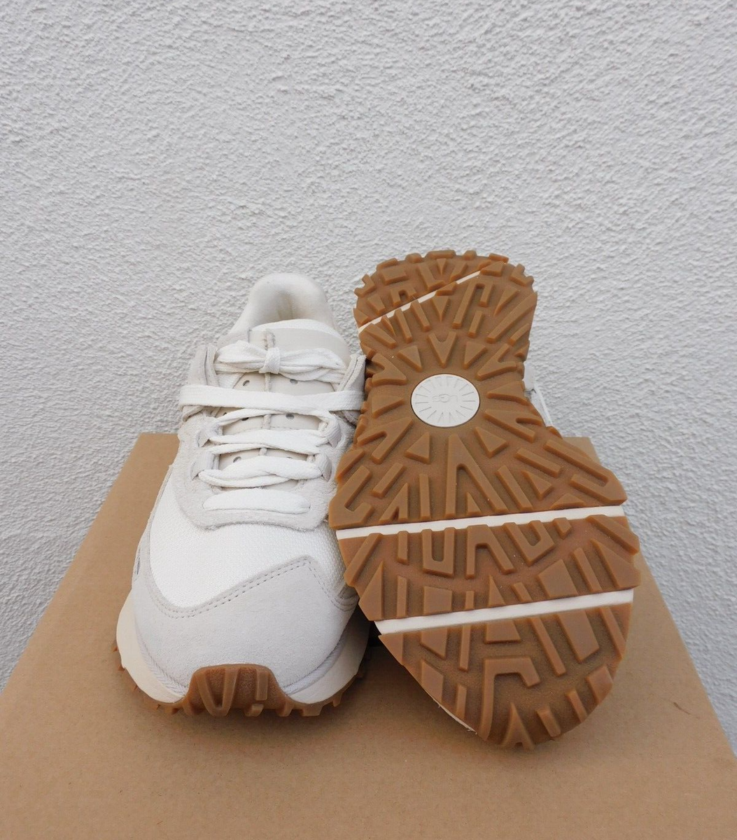UGG RETROFI LOW CERAMIC SUEDE PLATFORM SNEAKERS, WOMEN US 6.5/ EUR