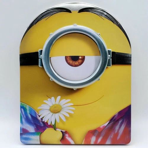 Minions Limited Edition Steelbook Blu-Ray, NEW Minions Movie + 5 FREE Kids Movie
