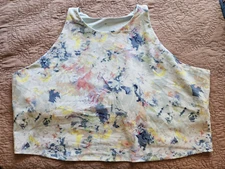 NWOT Old Navy Active Powerchill Light Support Go-Dry Padded Floral Sports Bra 4X