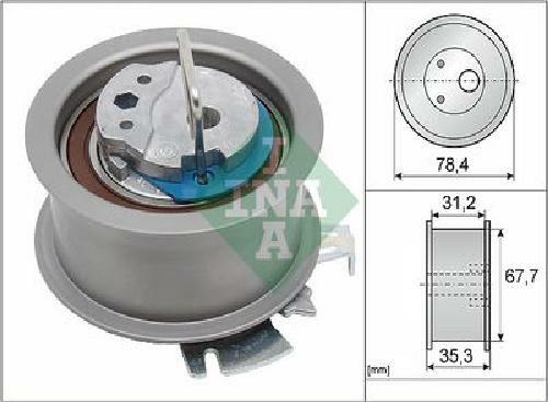 Galet tendeur de courroie de distribution 531 0565 30 INA pour VW FORD SEAT AUDI - Image 2