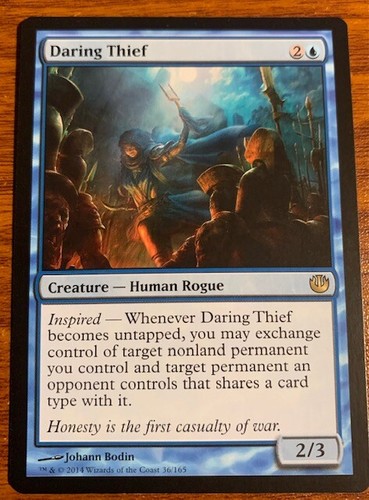 2014 MTG Wizards of the Coast Journey into Nyx Daring Thief #36/165 Used - Picture 1 of 2