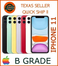 UNLOCKED or T-Mobile AT&T Apple iPhone 11 4G LTE 64GB 256GB Smart Phone *B GRADE