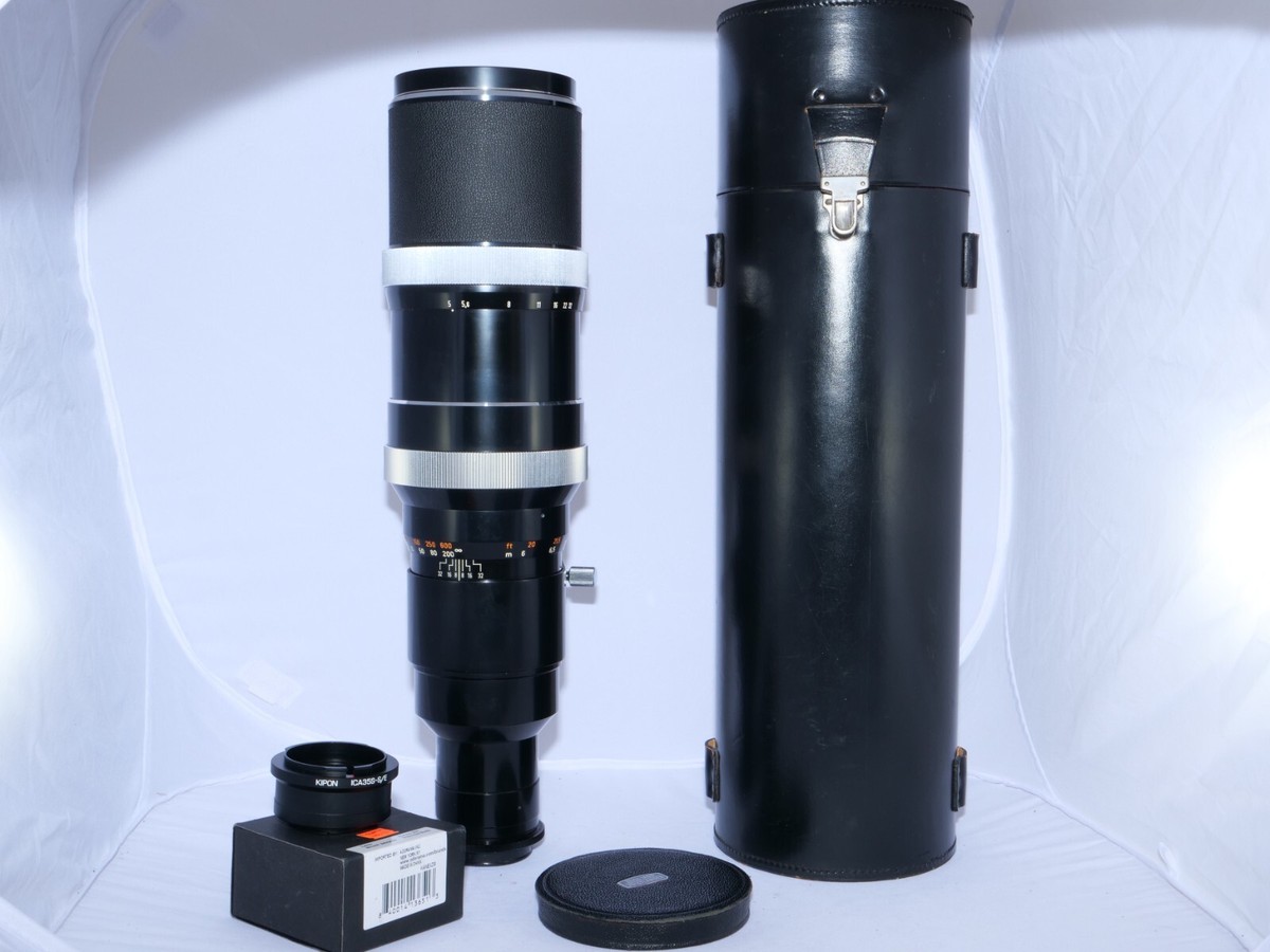 Icarex-35 Zeiss Telomar 400mm f/5 telephoto lens . Sony E adapter