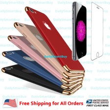 Elegant Protective Phone Case  Tempered Glass for iPhone 7 / 7 Plus 8 / 8 Plus