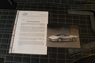 RARITÄT VIP Prospekt brochure Pressemappe presskit Jaguar XJ220 Coupe Tokio 91