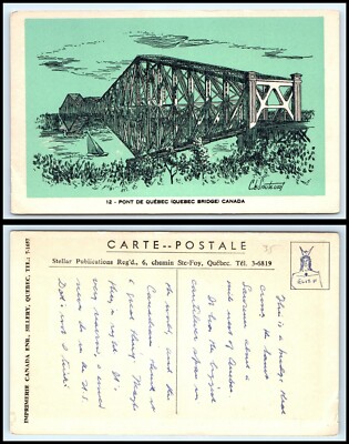 CANADA Postcard - Quebec Bridge B42