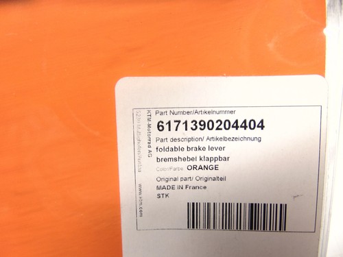 New Genuine KTM 1290 Super Duke R GT EVO 14-21 Factory Brake Lever Foldable - Picture 2 of 3
