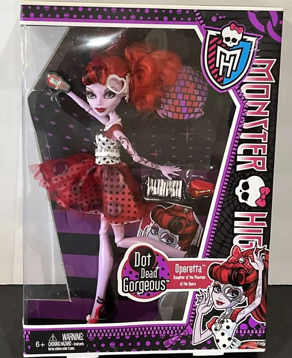 NEW Monster High OPERETTA Daughter Phantom of Opera Dot Dead